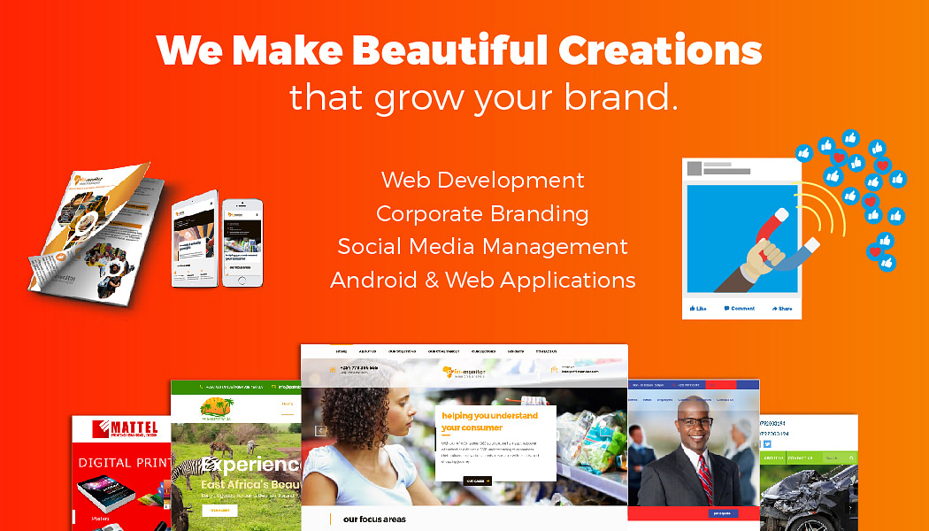 Impress Creations - Best Web Designers In Kenya cover